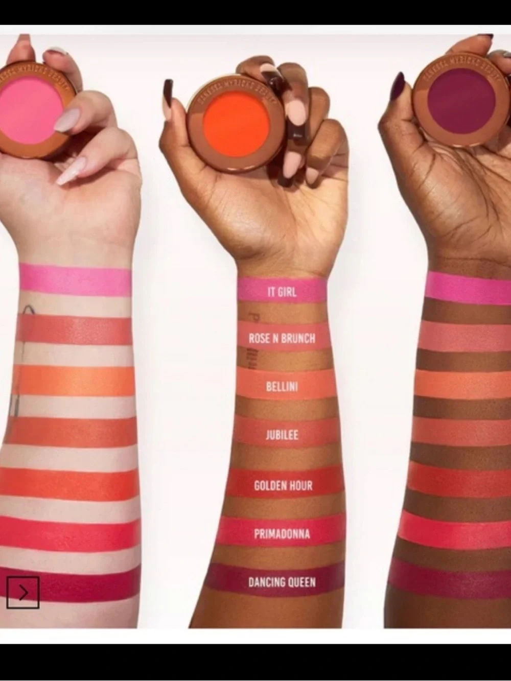 Danessa Myricks yummy skin blurring balm powder flushed in rose&brunch NEW mini